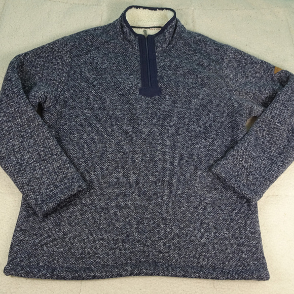 Orvis Trout Fly Fishing Furry Inside Qtr Zip Large - Picture 1 of 6